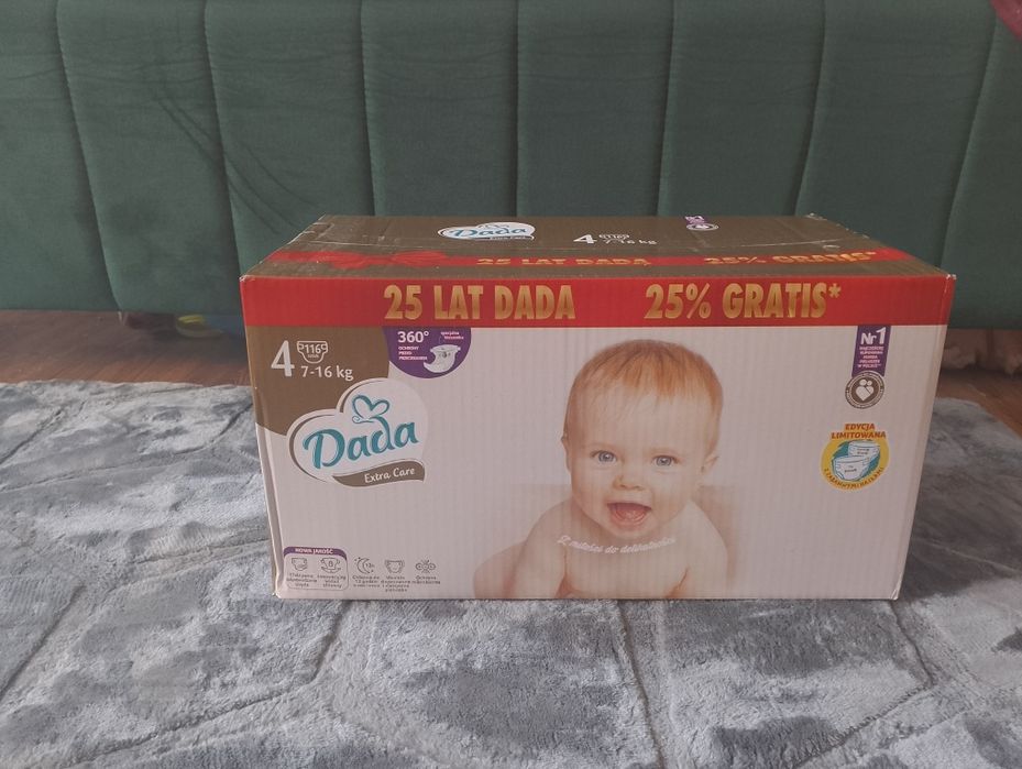 Pampersy extra care 4 116 szt pampersy Dada 116 sztuk