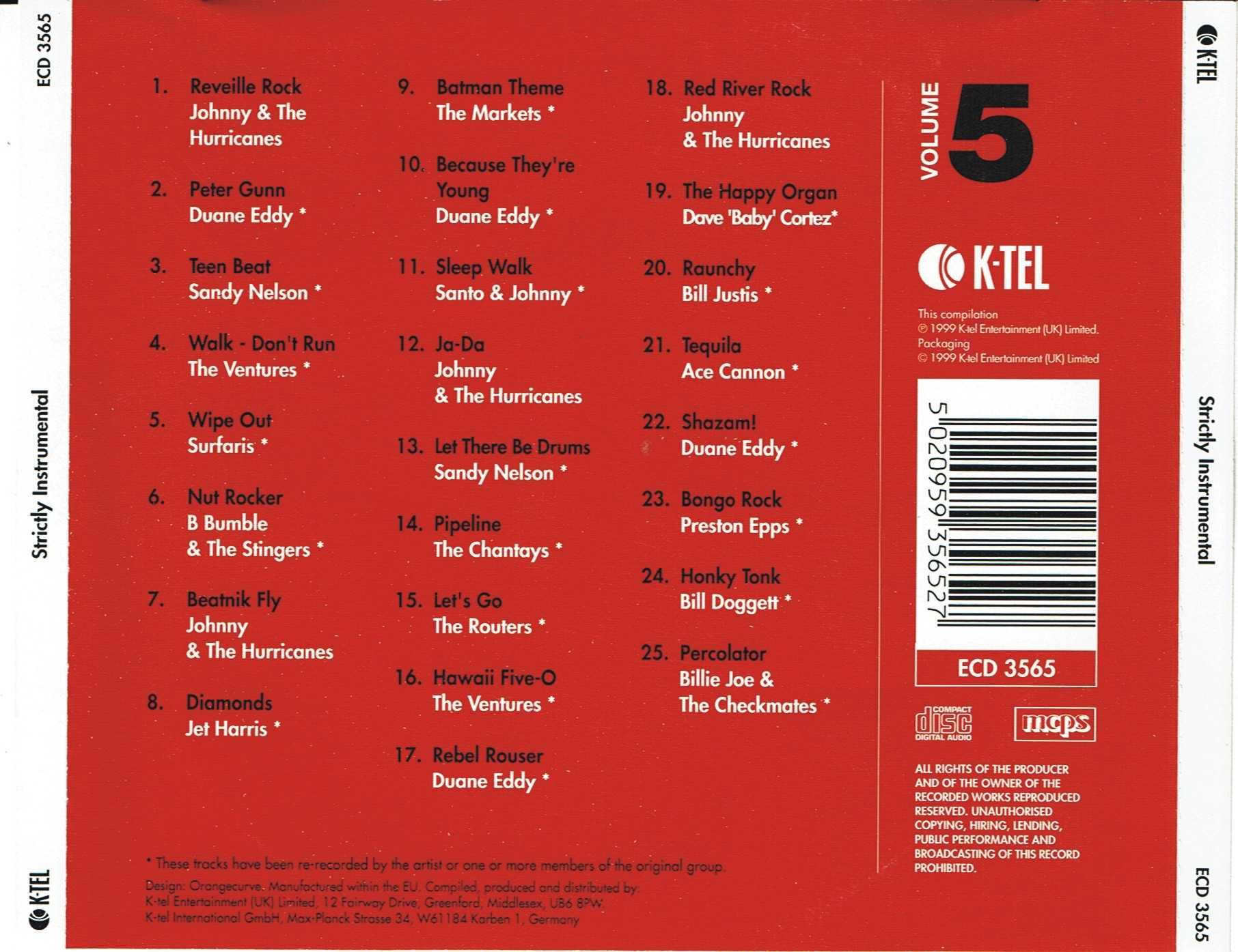 Various ‎– Strictly Instrumental - The Rock'n'Roll Story