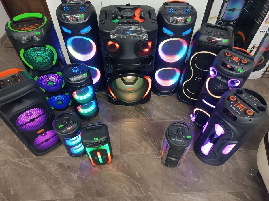 Duże  głośniki, kolumny bluetooth