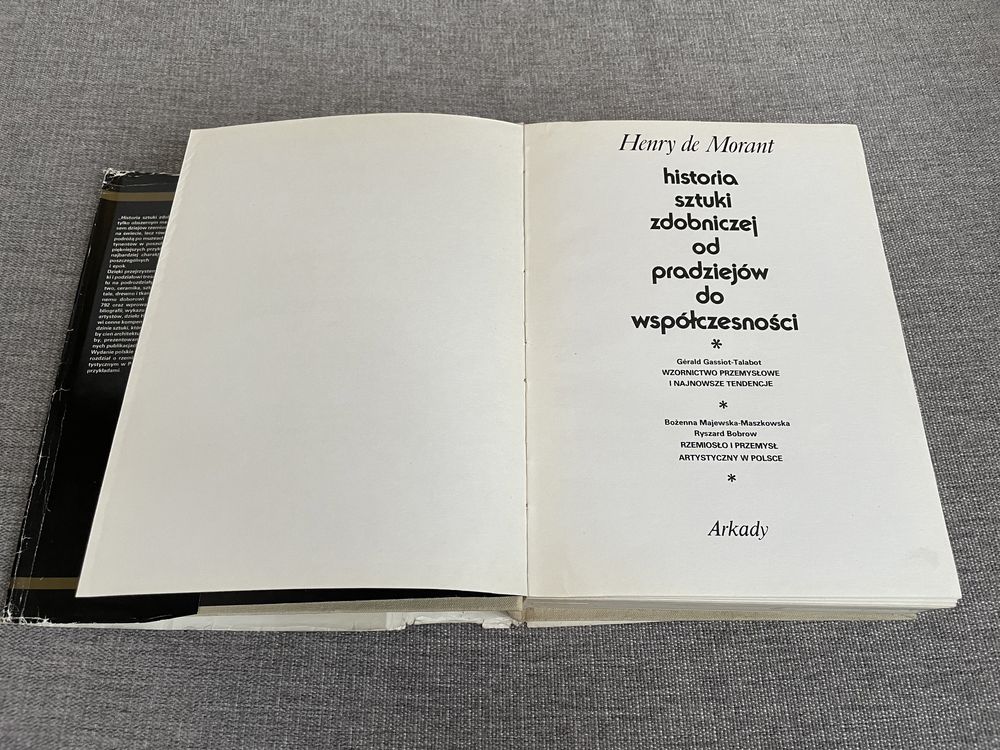Historia sztuki zdobniczej - Henry de Morant