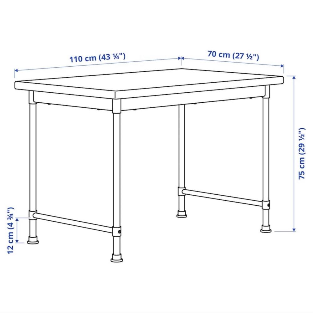 Secretaria ikea Kullaberg 110x70