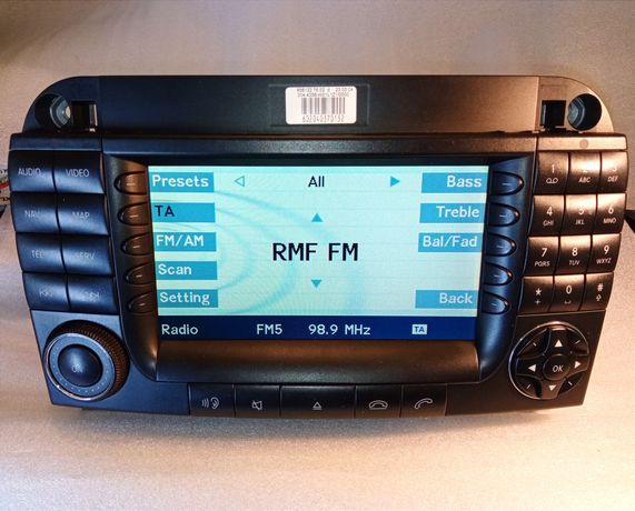 Mercedes W220 S W215 CL Ntg1 LIFT II Radio Comand Nawigacja