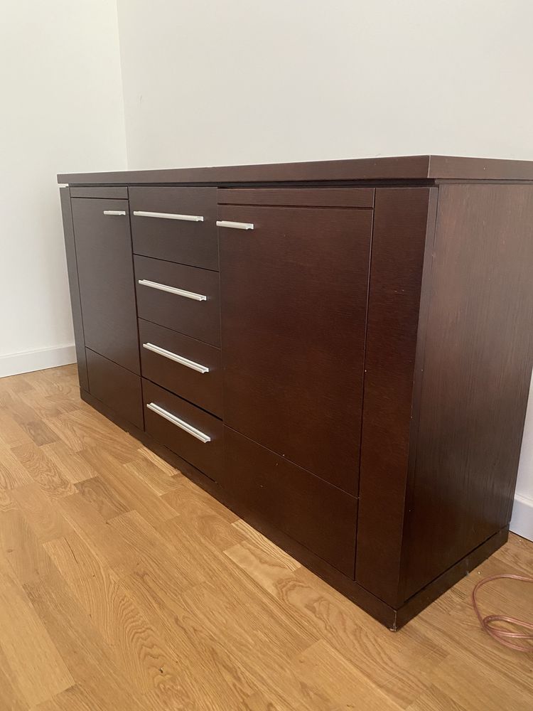 Komoda KLER drewno nie sklejka 136x38x75