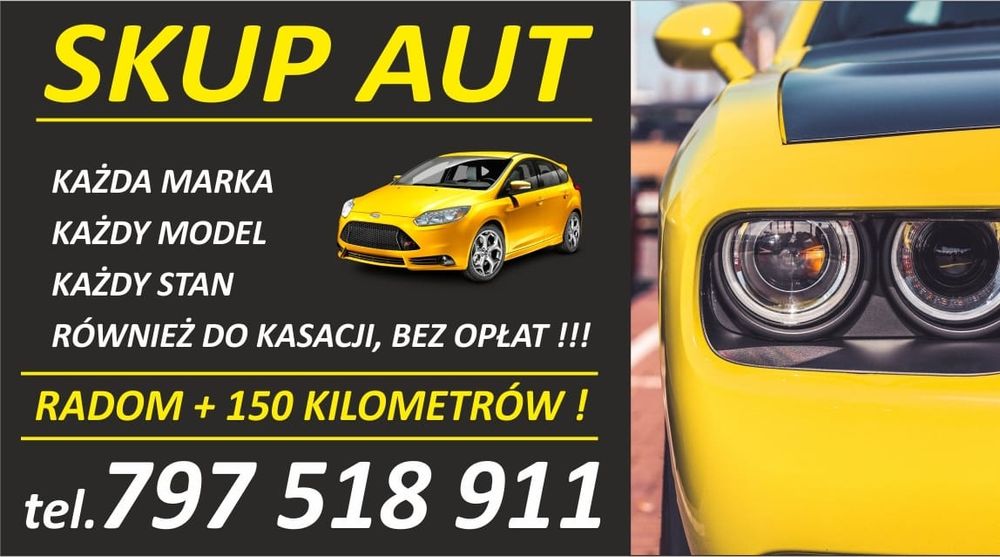 Skup Aut Samochodów Kasacja Złomowanie Pojazdów Radom Kozienice Ryki