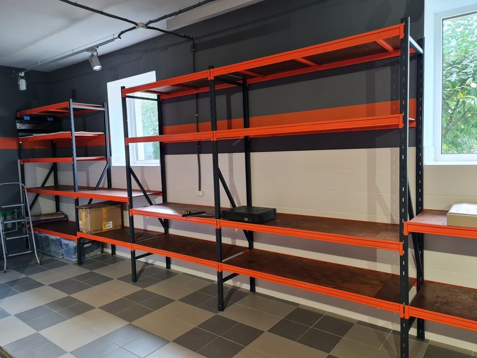 Стелаж складський, полиці. Розбірний. Для складу, будинку,дачі, офісу