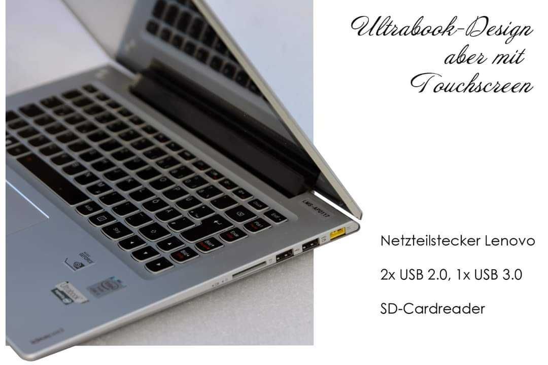 "Lenovo" Ultrabook U430 з сенсорним екраном та алюмінієвим корпусом.