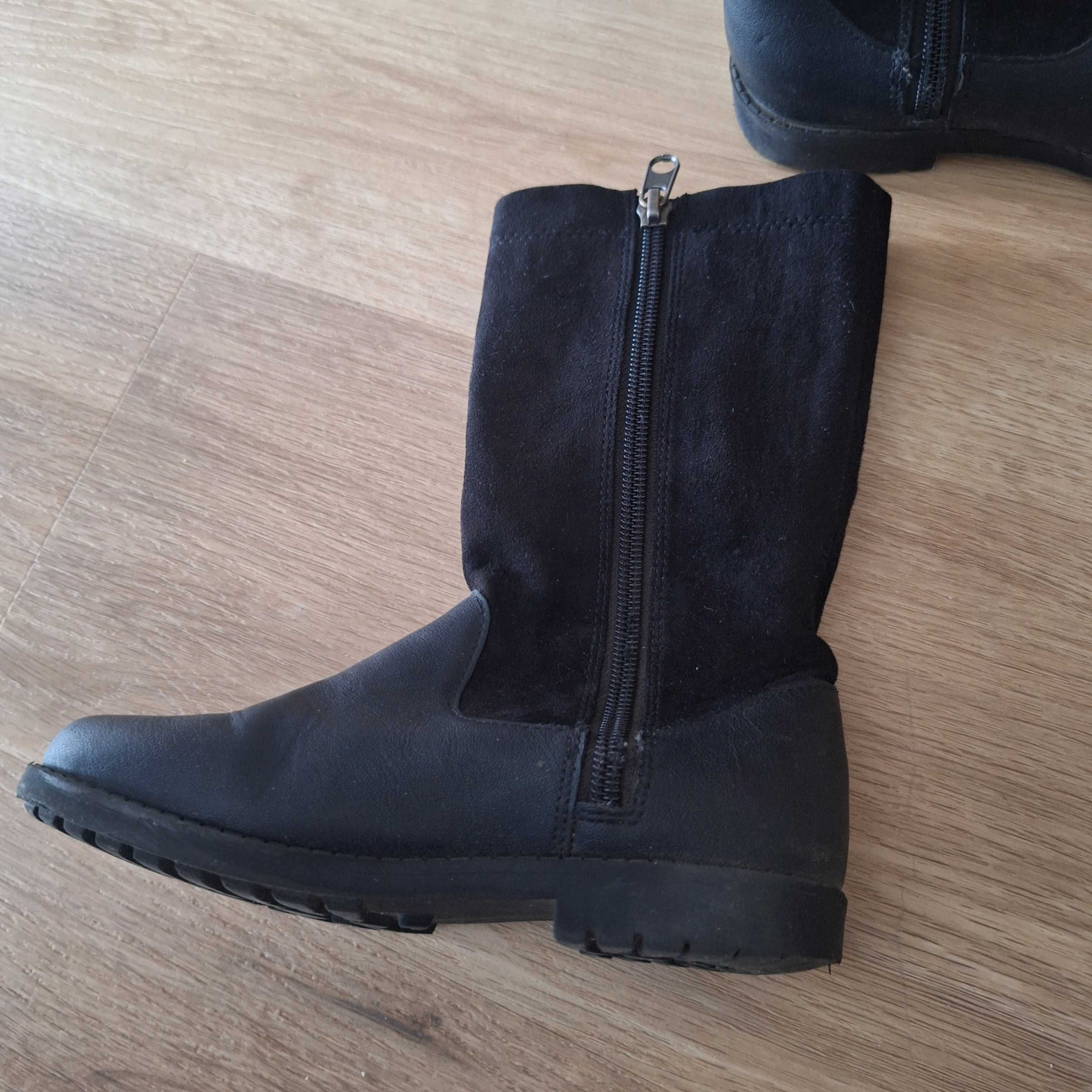 Kozaki h&m r 29 czarne