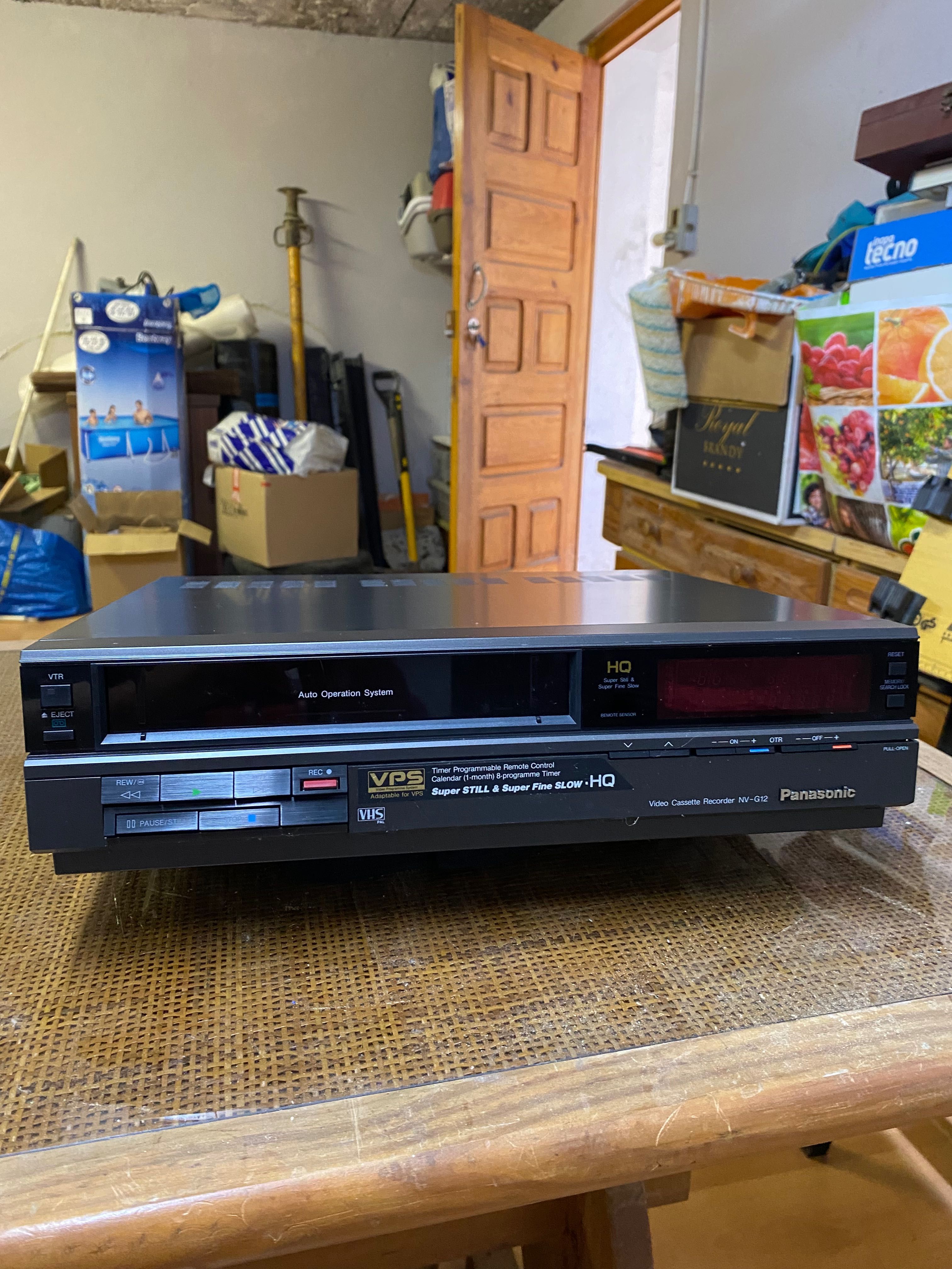 Leitor VHS Panasonic (Nunca saiu da caixa)