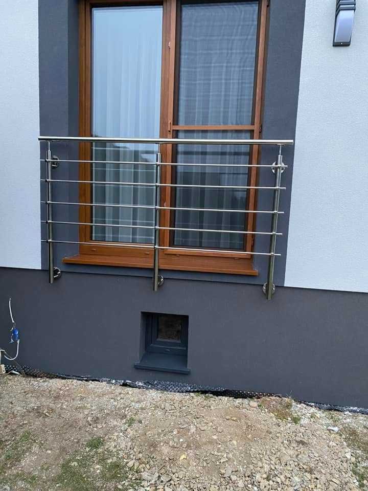 balustrada nierdzewna satyna,poler