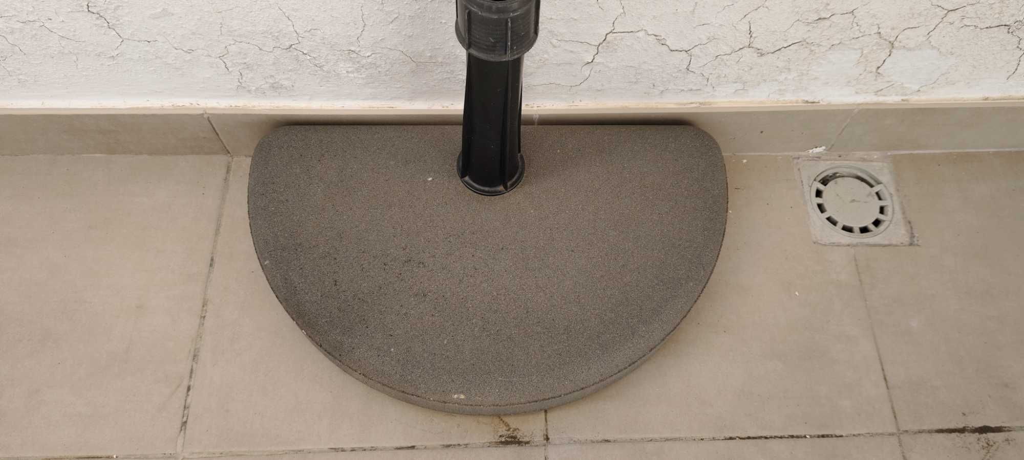 Guardasol de veranda com base