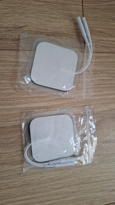 Elektrody do elektrostymulatora mięśni.
