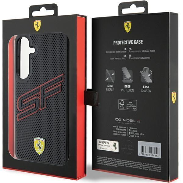 Ferrari Fehcs24Spink S24 S921 Czarny/Black Hardcase Big Sf Perforated