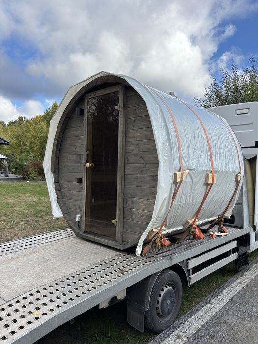 Sauna beczka  200cm  gotowa od reki.