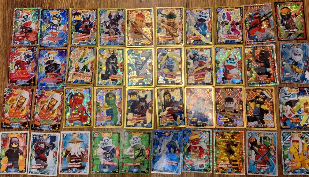 40 kart Lego Ninjago TCG używane