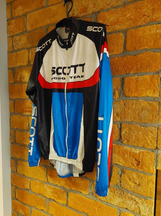 Bluza rowerowa kolarska SCOTT USA Racing Team made ITALY L jak NOWA
