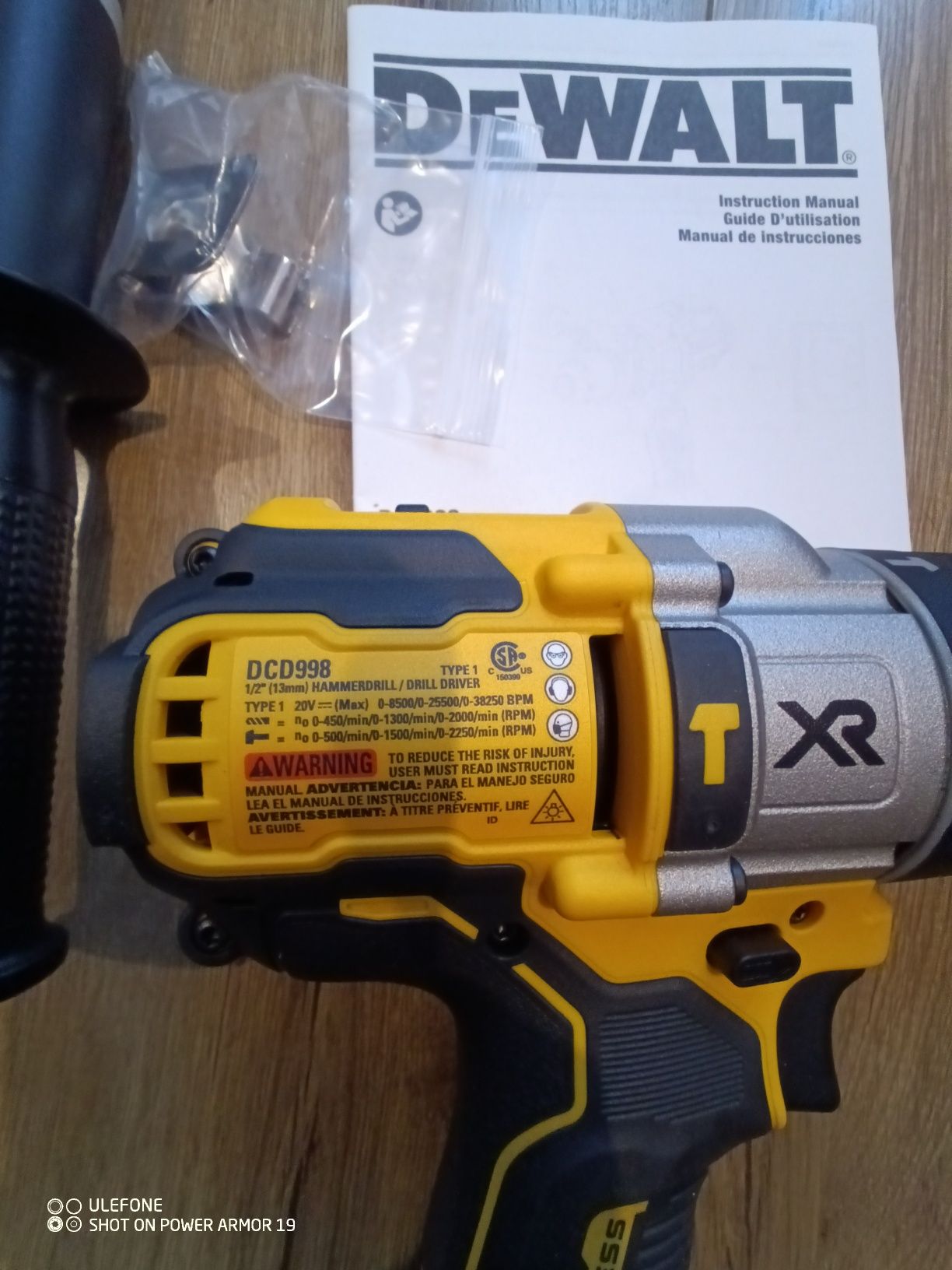 DeWalt DCD998 20V Max Brushless Hammerdrill Driver