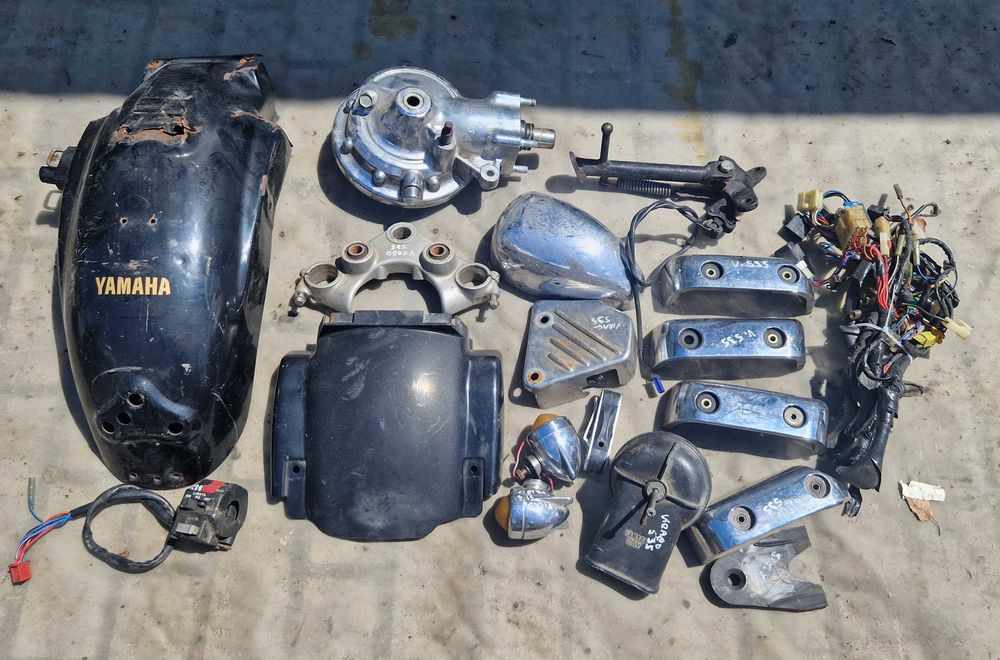 Yamaha VIRAGO kardan przełącznik półka wiązka błotnik osłona stopka