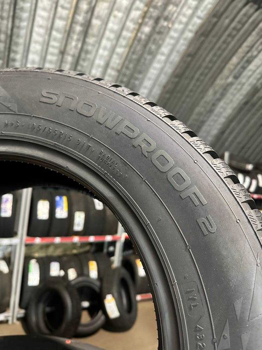 Розпродаж 2025! Шини Nokian Snowproof 2 195/65R15 M+S 91T (Фінляндія)