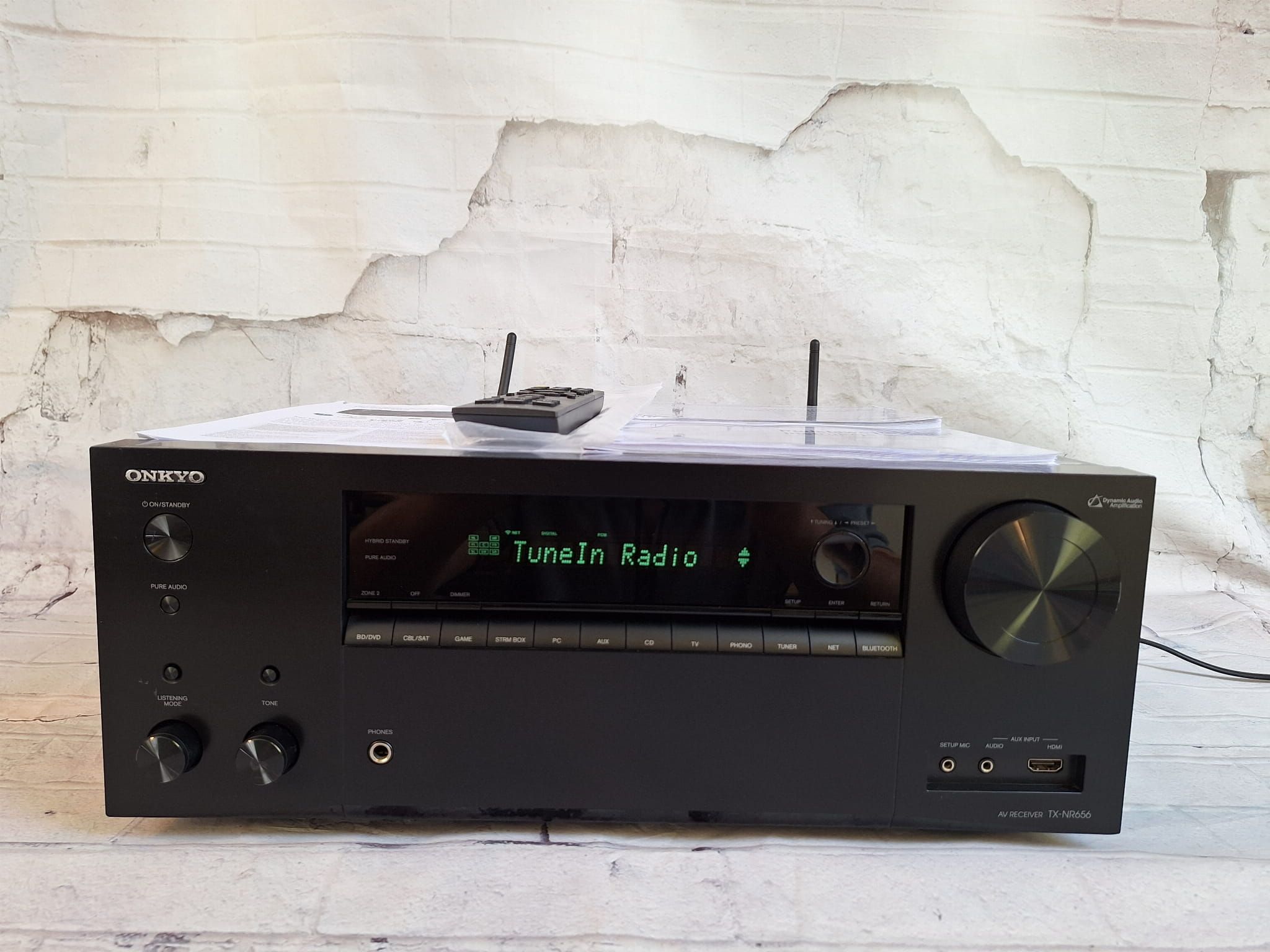Mocny  Onkyo TX-NR656  Wi-Fi  Bluetooth 4K60p Atmos Spotify Net Radio