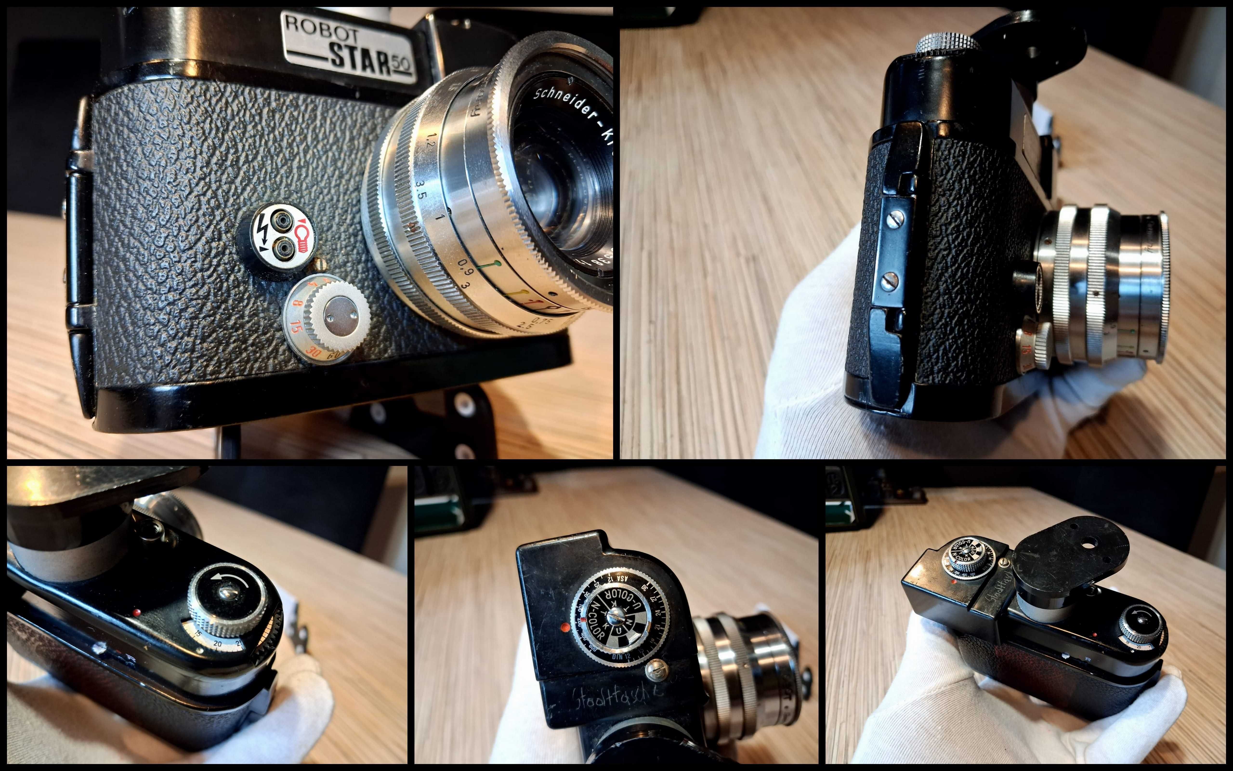Unikatowy aparat szpiegowski ROBOT STAR 50 lata 1960/62 GERMANY Leica