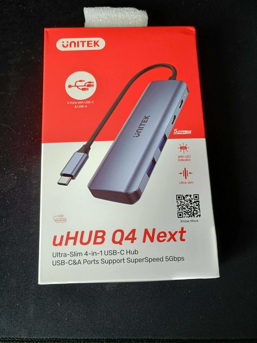 Hub UNITEK H1107A USB Typu C, Pasywny Q4 Next Podręczny i niezawodny