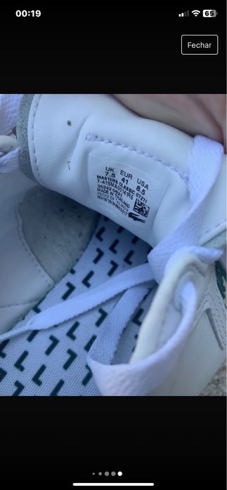 Sapatilhas da lacoste(originais)