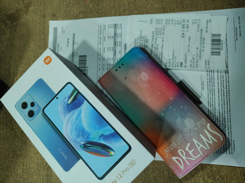 Telefon Xiaomi redmi note 12 pro na gwarancji