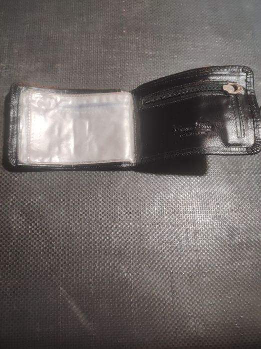 Carteira pele genuína