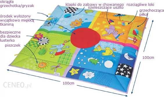 Mata edukacyjna TAF TOYS 4 pory roku 100cm x 100cm