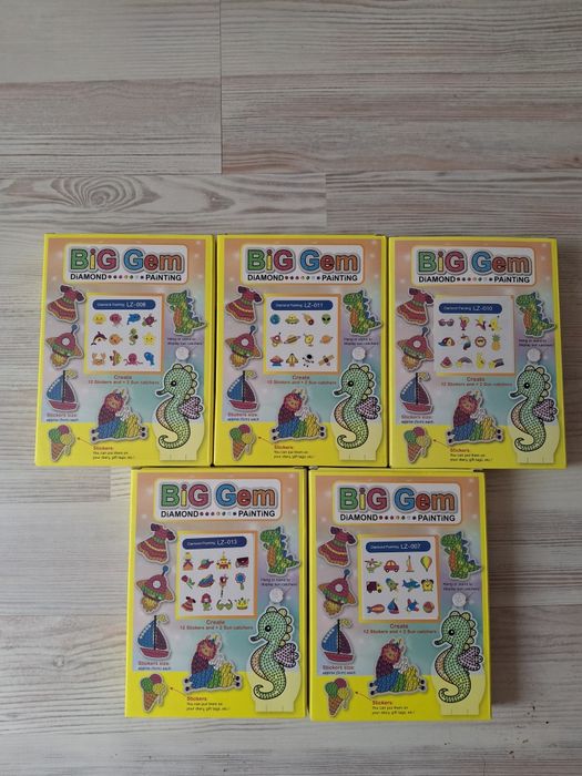 Алмазні мозаїки: транспорт, космос, літо.