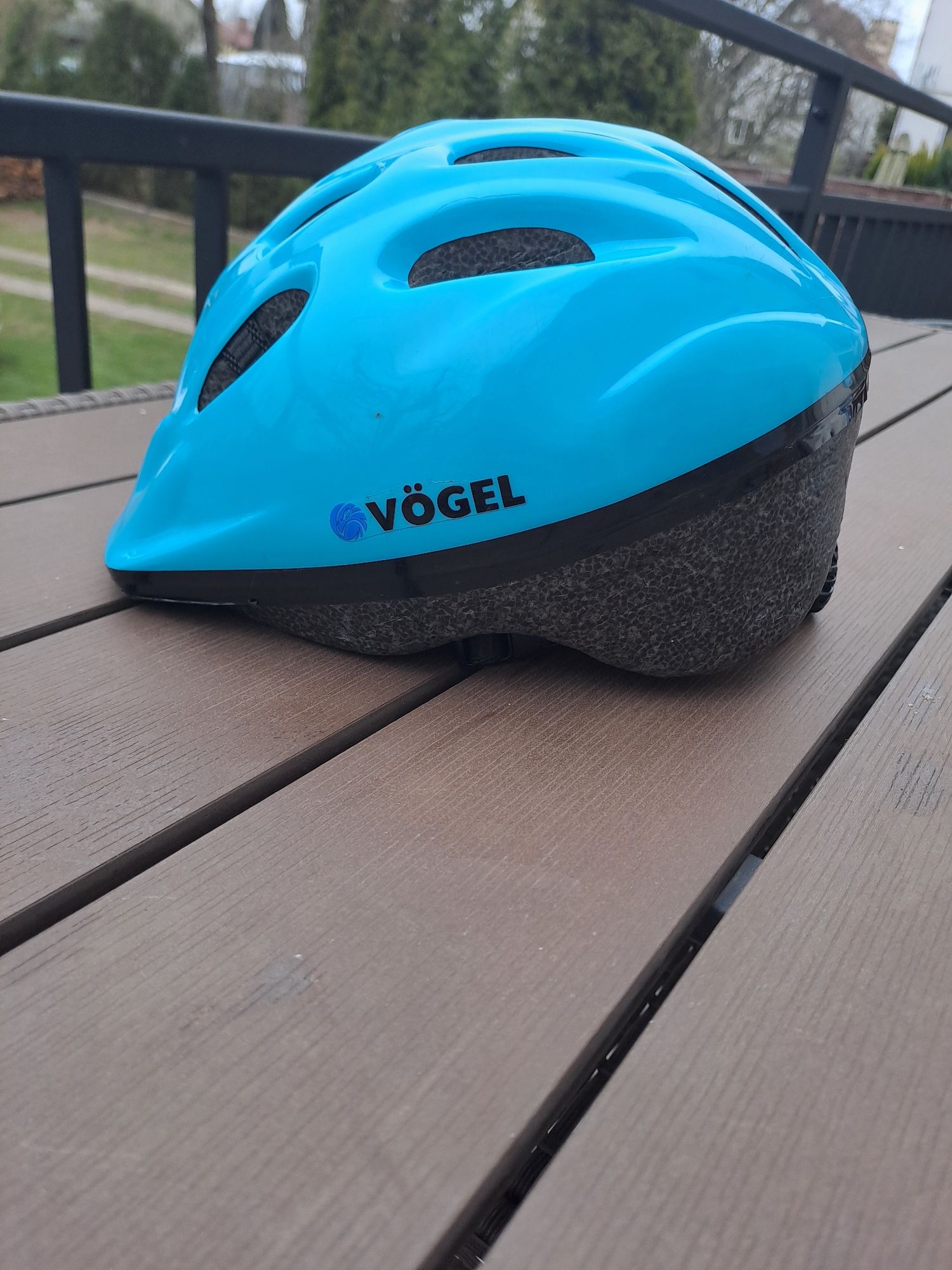 Kask Vögel niebieski