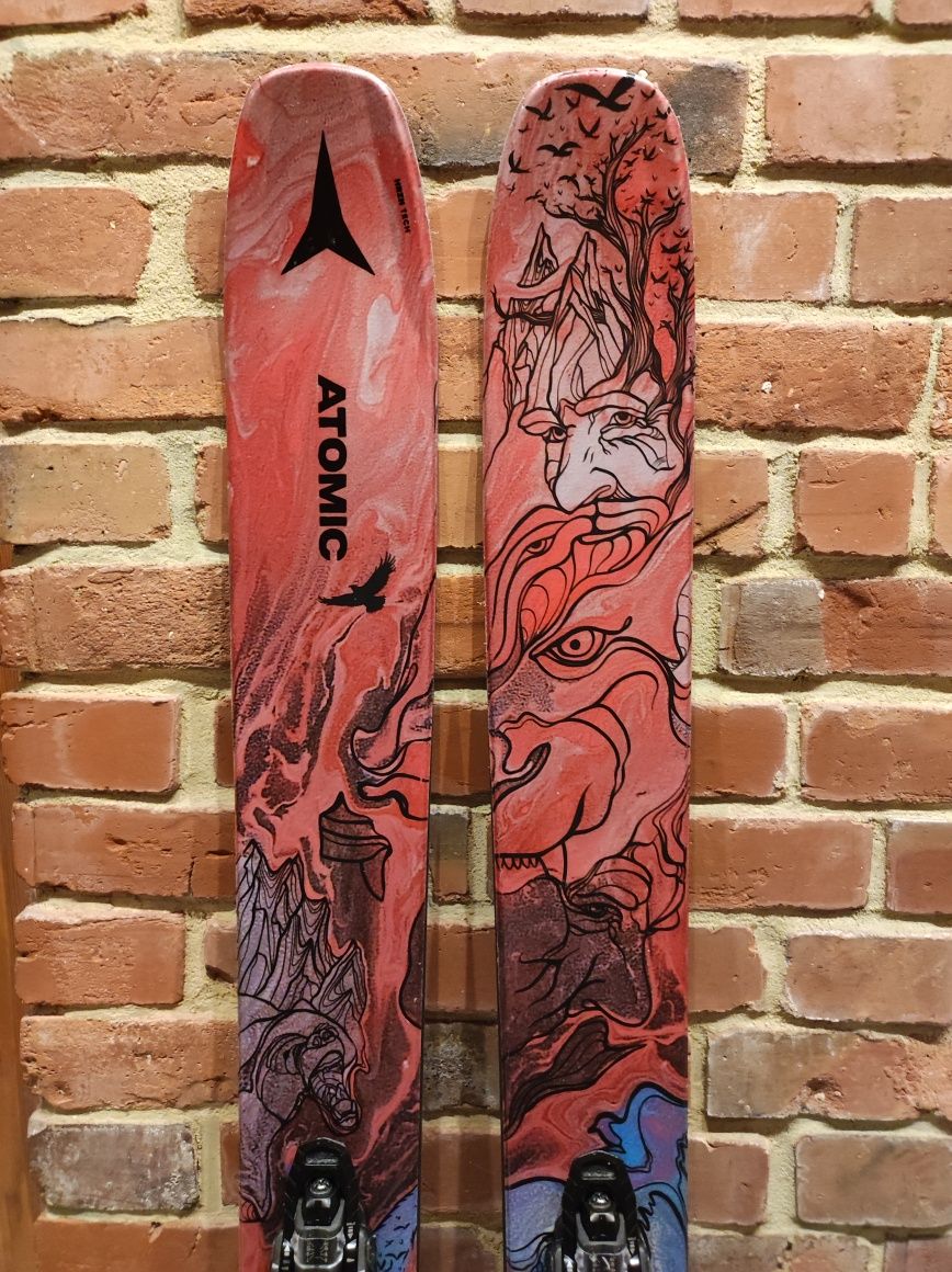 Narty freeride Atomic Bent 110 sezon 22/23 dł. 172cm + wiązania + foki