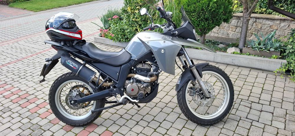 Malaguti Dune Enduro 125ccm 2023 rocznik, ABS, halogeny,  12 875 km;
