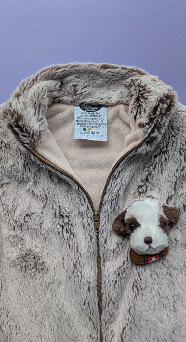 Créations Dani 2-3 lata pluszowa kamizelka z psem Bernardynem, Alpy