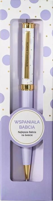 Długopis prezentowy z napisem Wspaniała Babcia. Be-Happy Gifts