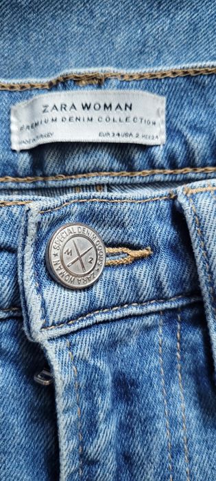 Usa Zara 34 spodnie premium z przetarciami I dziurami hit