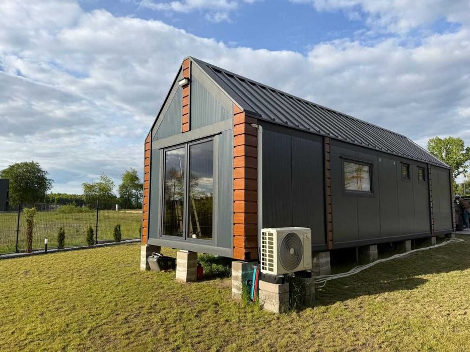 dom z antresola mobilny 35m2 + 15m2 nowy producent domek modułowy