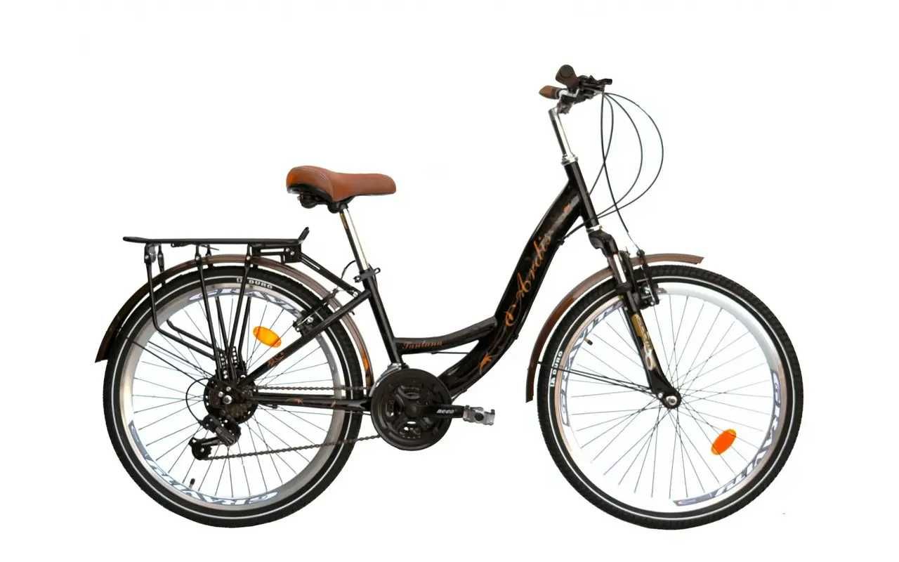 Велосипед Ardis Santana 2 24" 13" 2023 Чорно-коричневий