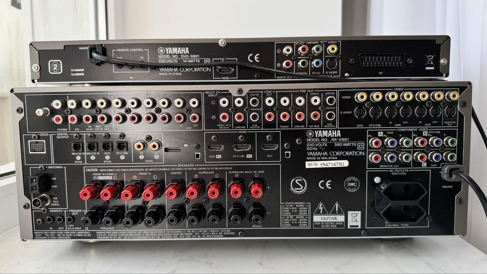 AV-ресівер Yamaha RX-V661+ Yamaha DVD-S661