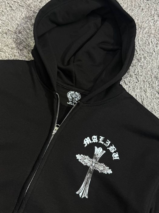 CHROME hearts malibu zip-hoodie