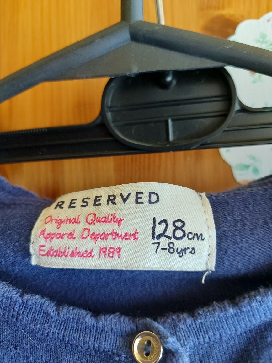 Sweter dziewczęcy 7/8lat firma RESERVED