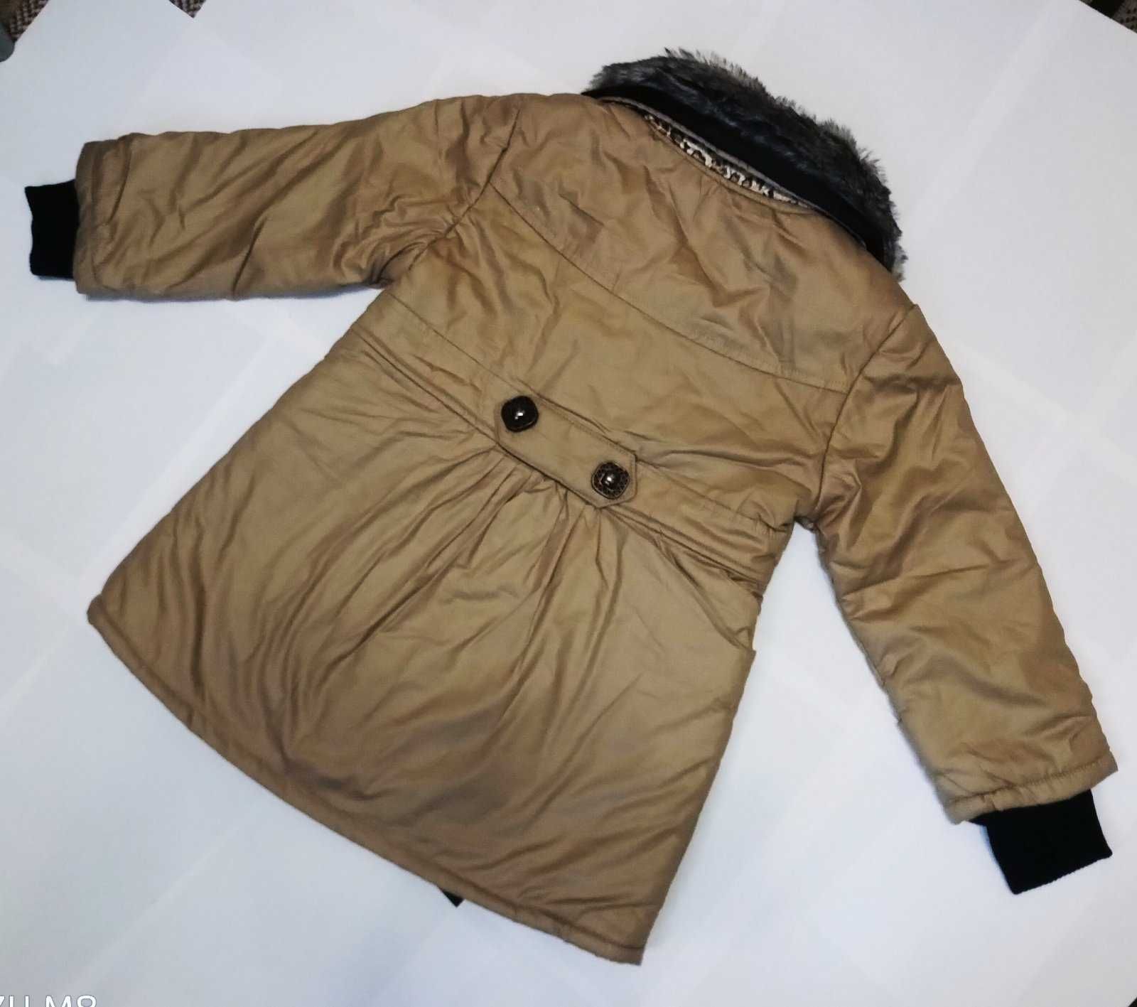 Куртка пальто демисзонное Парка, рост 110 см. НОВОЕ!