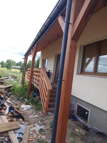 Schody z drewna, konstrukcje drewniane.