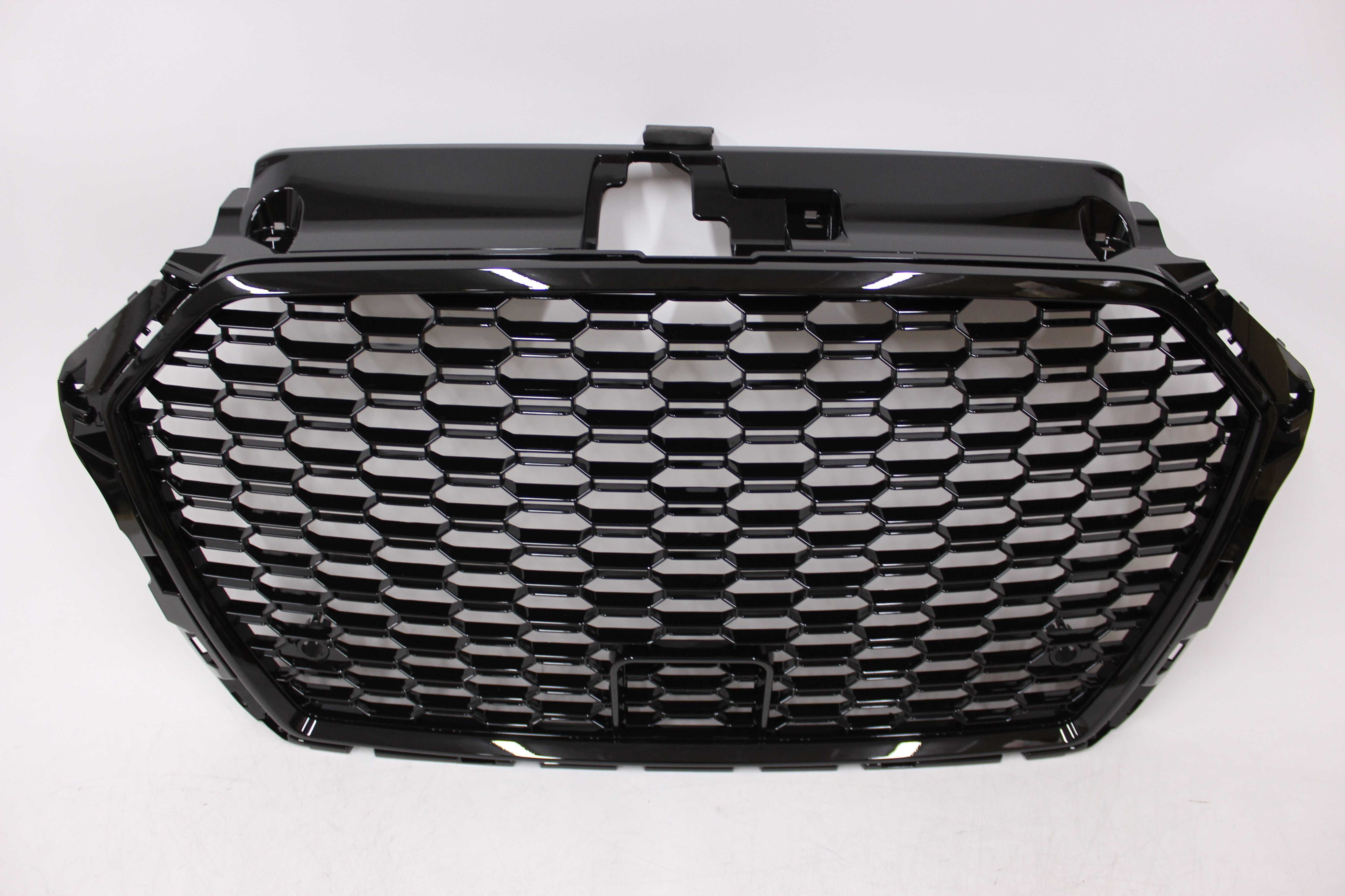 GRILL Atrapa chłodnicy AUDI A3 S3 8V 17-20 lift RS-LOOK GLOSSY BLACK