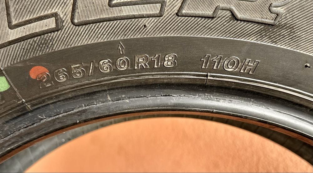 Bridgestone 265/60/R18