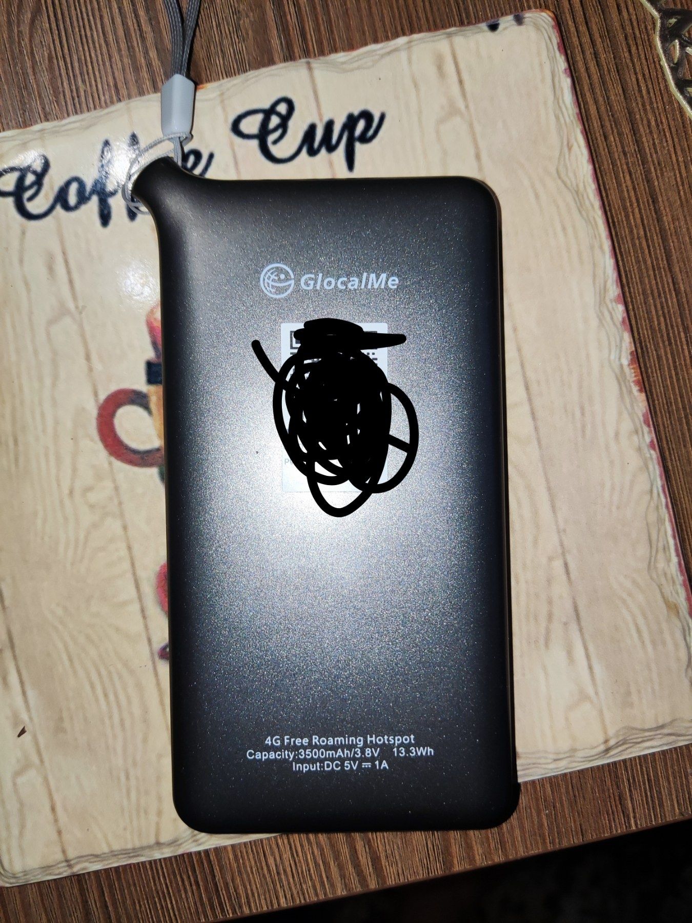 Мобильный 4G LTE WiFi роутер GlocalMe (Space Grey)