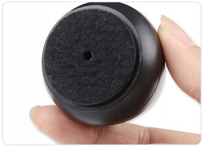 Nakładki na Nogi Krzesła Filc 12-16mm Czarne 16 sztuk