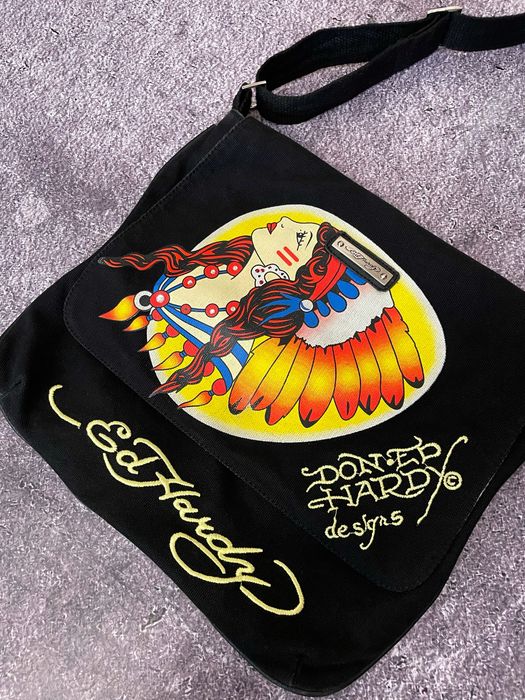 Ed Hardy Bag | Сумка через плече Ед Харді Шоппер | Оригінал