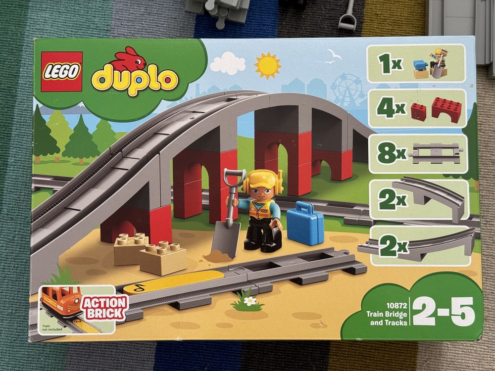 Tory kolejowe i wiadukt 10872 | DUPLO - LEGO