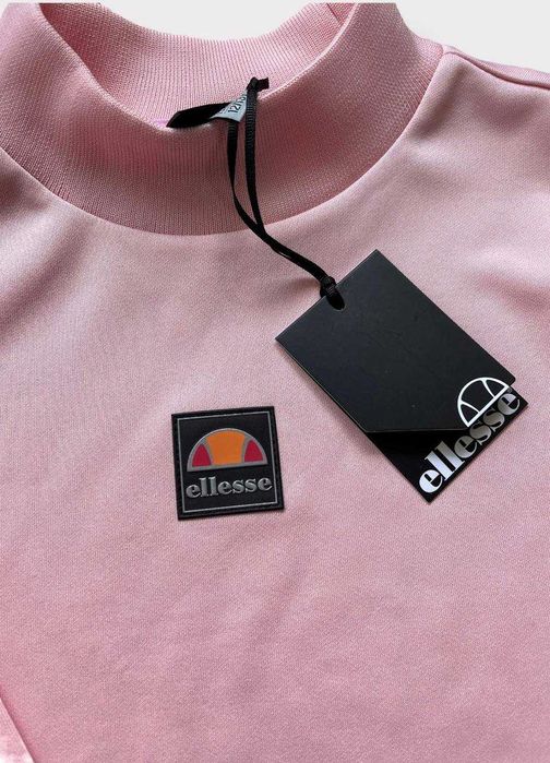 Ellesse топ з довгим рукавом рожевий